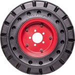 Set of 4 Solid Skid Steer Tires 5.70-12 - Heavy Duty
