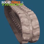 Set of 2, Mini-Excavator Non-Marking Rubber Tracks