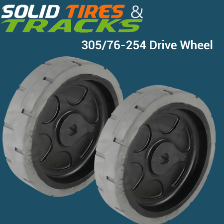 305/76-254 Scissor Lift Tires-Drive Wheel