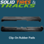 600 mm Clip-On Rubber Pad 154mm Pitch - Heavy Duty